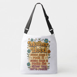 Bolsa Ajustável Madre Hood Retro Citação Vintage Arte Flor