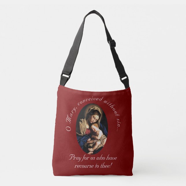 Bolsa Ajustável Mãe Abençoada Personalizada (Frente)