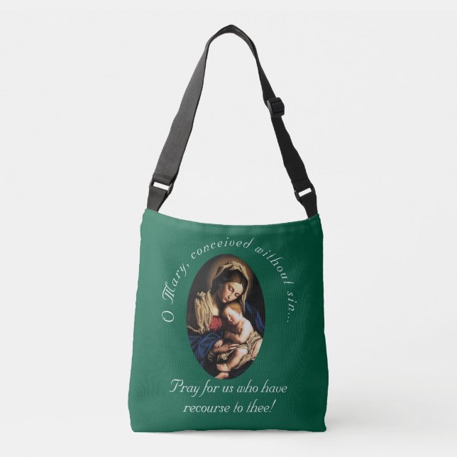 Bolsa Ajustável Mãe Abençoada Personalizada (Frente)