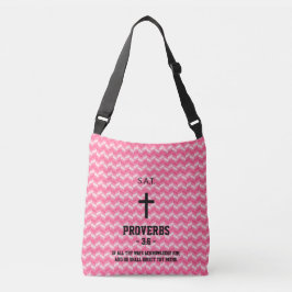Bolsa Ajustável Magenta Zigzag - Bíblia Versa Cristã