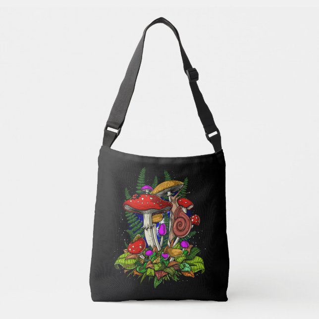 Bolsa Ajustável Magic Mushrooms Fungi (Frente)