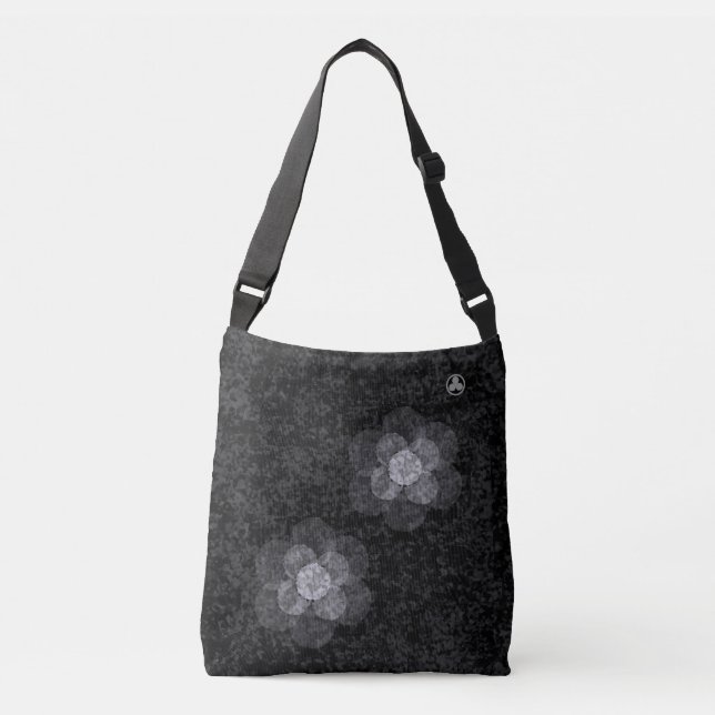 Bolsa Ajustável Mala a tiracolo preta de Ume (Frente)