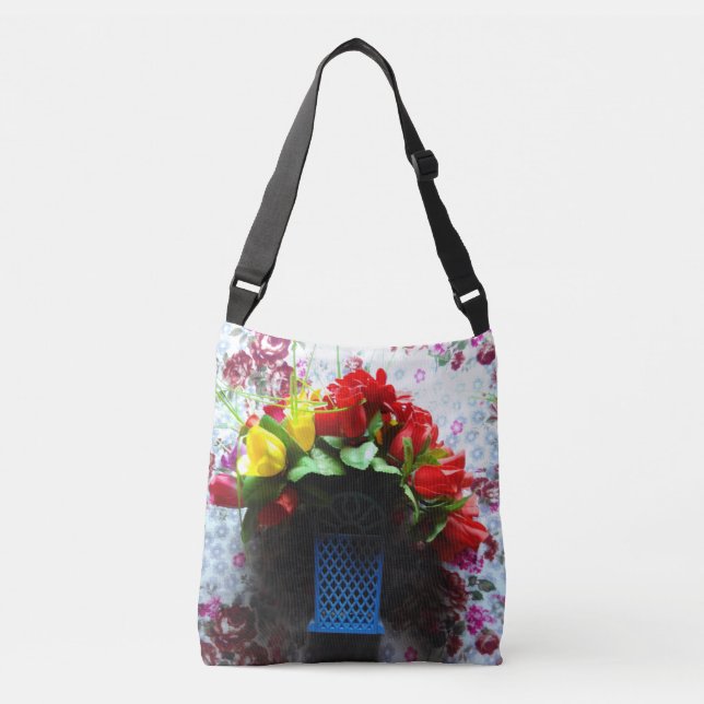 Bolsa Ajustável Mala de corpo cruzado (Frente)