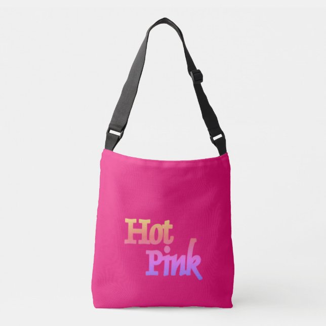 Bolsa Ajustável Mala de cruzeiro rosa quente (Frente)