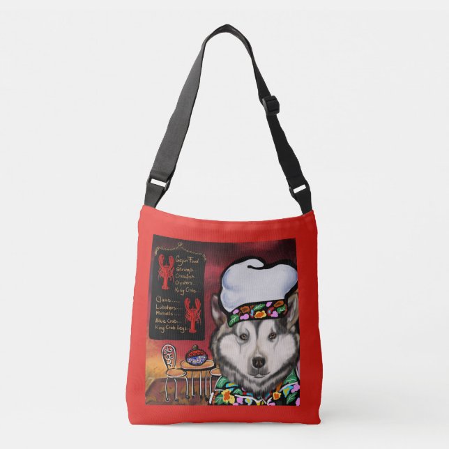 Bolsa Ajustável Malamute do Alasca (Frente)