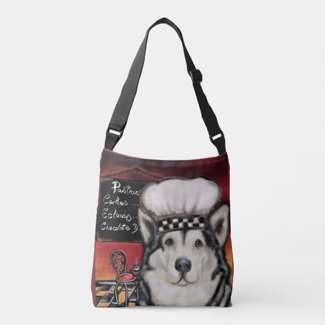 Bolsa Ajustável Malamute do Alasca    (Frente)