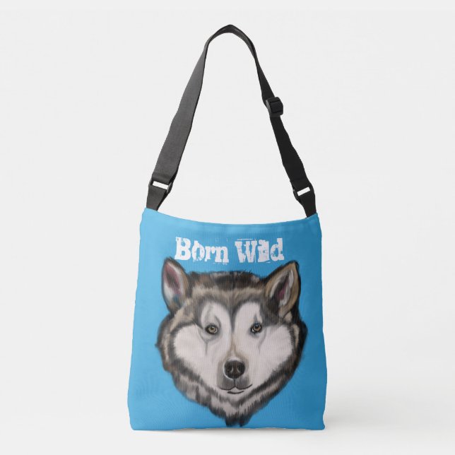 Bolsa Ajustável Malamute do Alasca (Frente)