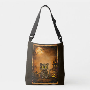 Bolsa Ajustável Mamãe Gatinha Assustadora Fofa