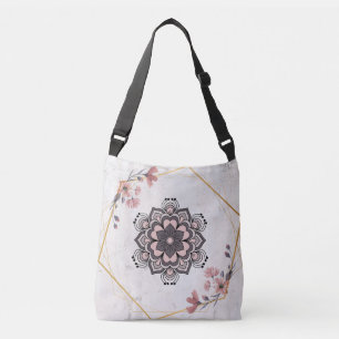 Bolsa Ajustável Mandala Floral Geométrica Harmonia Calma