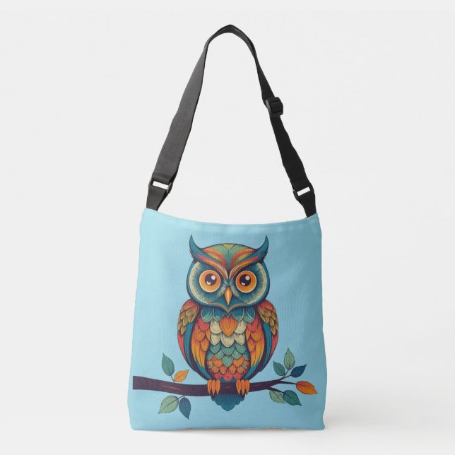 Bolsa Ajustável Mandala Owl (Frente)