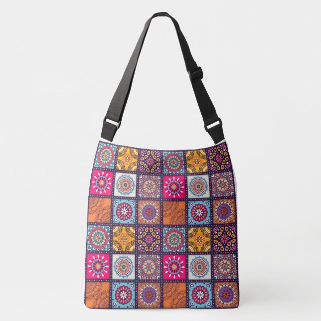 Bolsa Ajustável Mandala Pattern (Frente)