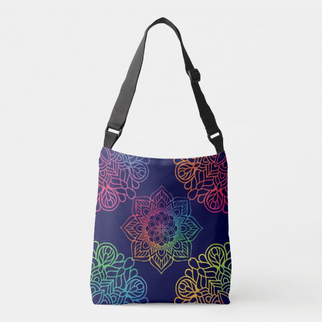Bolsa Ajustável Mandala Pattern (Frente)