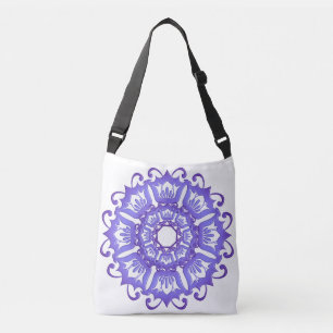 Bolsa Ajustável Mandala. violeta floral