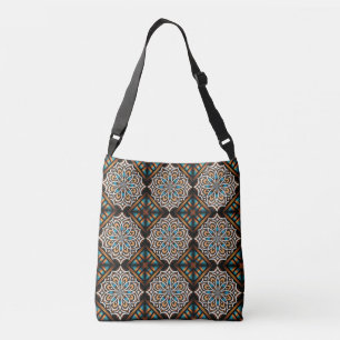 Bolsa Ajustável Mandalas de Flores Tecido