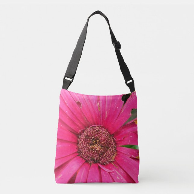 Bolsa Ajustável Margarida Rosa Desbotada (Frente)