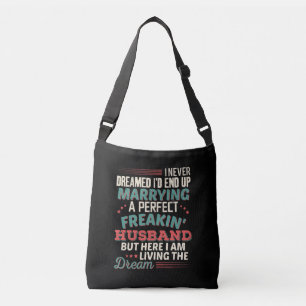 Bolsa Ajustável Marido Perfeito Maldito Personalizado Esposa Sarcá