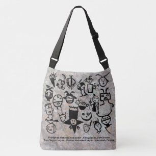 Bolsa Ajustável Máscaras e cabeças da coleção do Petroglyph