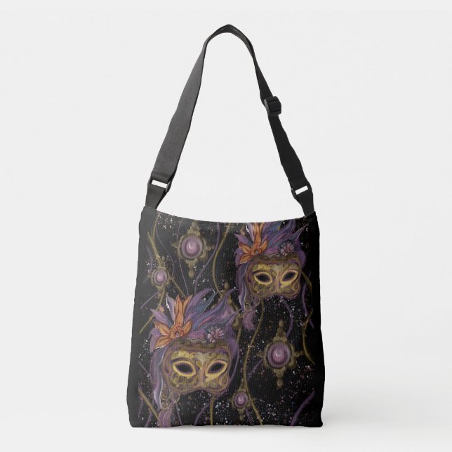 BOLSA AJUSTÁVEL MASQUERADE VENEZA  ARTE      (Frente)