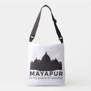 Bolsa Ajustável Mayapur é minha sacola frente e verso do lugar de