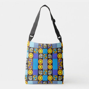 Bolsa Ajustável Mazipoodles Patchwork Quilt 3 Blue