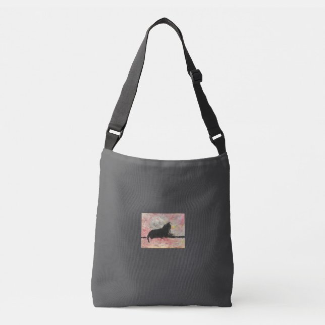 Bolsa Ajustável Média de Saco Cruzado (Frente)