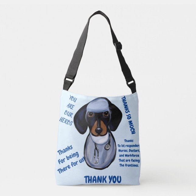 BOLSA AJUSTÁVEL MÉDICO DACHSHUND (Frente)