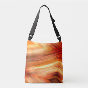 Bolsa Ajustável Meio de Designer de Índios Laranja Queimado Único