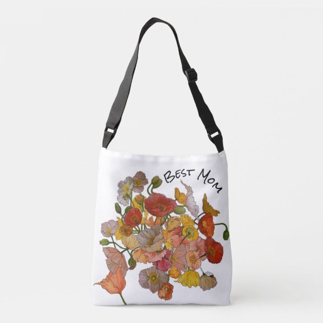 Bolsa Ajustável Melhor Mãe Bright Poppy (Verso)