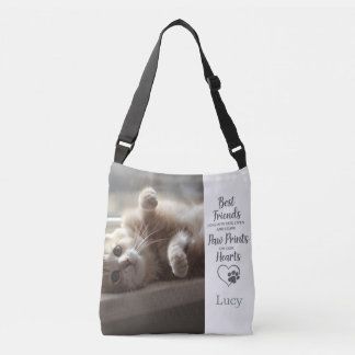 Bolsa Ajustável Memorial de Gato com Foto Personalizada