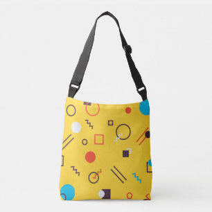 Bolsa Ajustável Memphis geométrica urbana legal, única, moderna