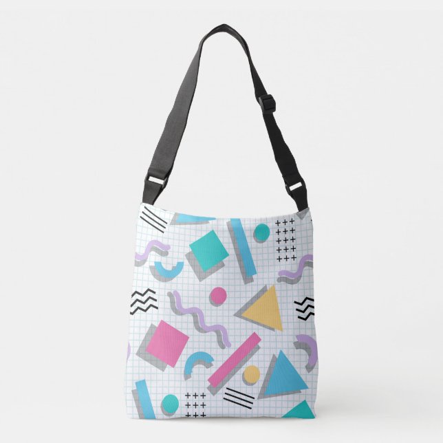 Bolsa Ajustável Memphis Shapes (Frente)