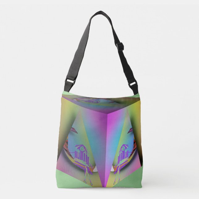 Bolsa Ajustável Menina Sentada 3-D (Frente)