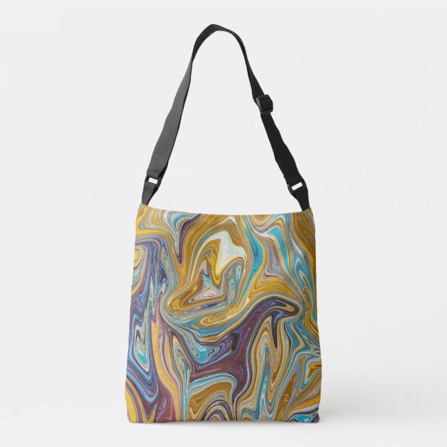 Bolsa Ajustável Mensagem Abstrato | Melhor abstrato (Verso)