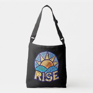 Bolsa Ajustável Mensagem de Uplifing do Ouro Sun Rise ~