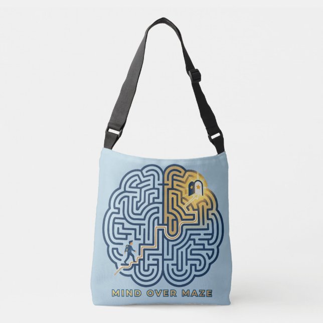 Bolsa Ajustável Mente Sobre Labirinto – Labirinto Cerebral Inspira (Frente)