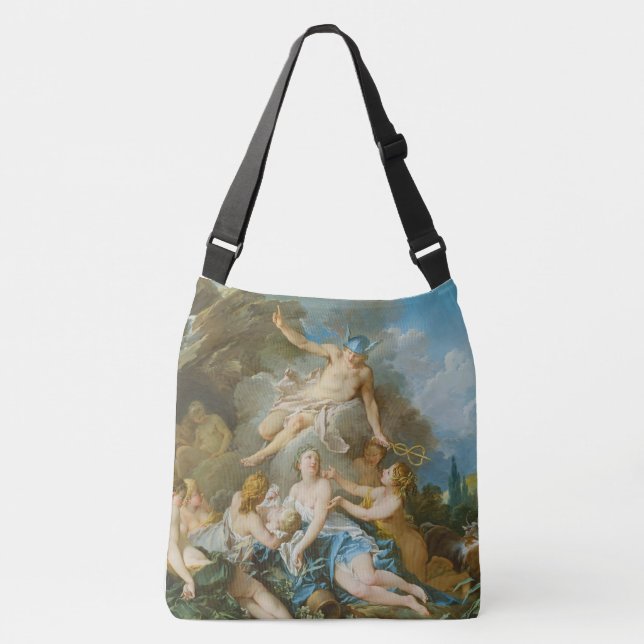 Bolsa Ajustável Mercúrio confiando a criança Baccus às Ninfas (Frente)