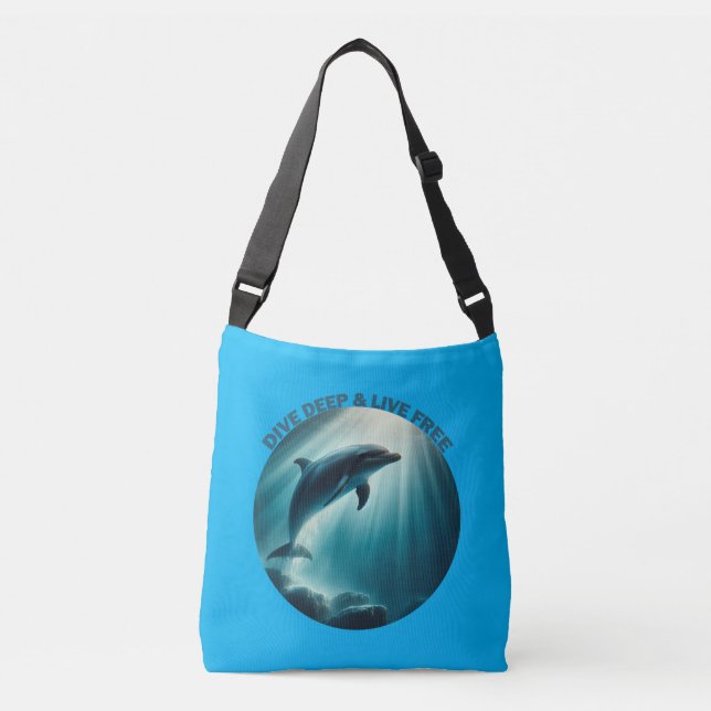 Bolsa Ajustável Mergulhe Dolphin Livre Ao Vivo (Frente)