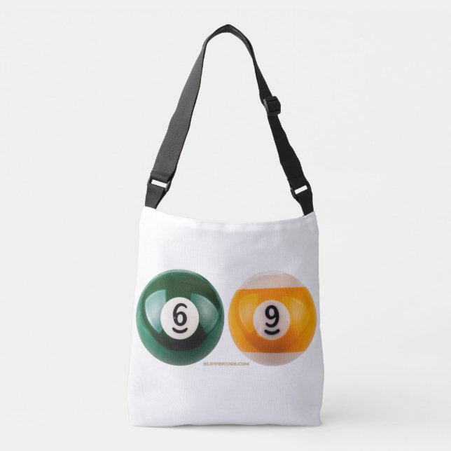 Bolsa Ajustável Mesa de piscina 69 do SlipperyJoe, duas bolas de b (Frente)