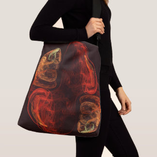 Bolsa Ajustável Metamorfose Abstrato de Arte Cruzada Corpo