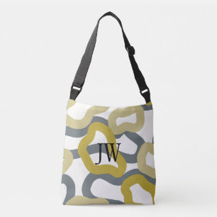 Bolsa Ajustável Metro Dourado Monograma