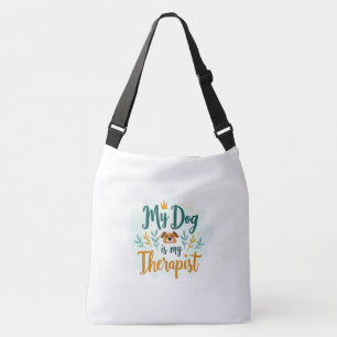 Bolsa Ajustável Meu Cachorro é meu Terapista - Engraçado Pet Lover
