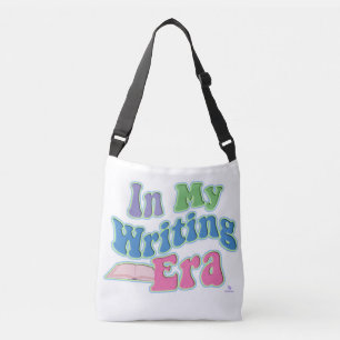 Bolsa Ajustável Meu Slogan de Autor Divertido da Era do Escrevendo