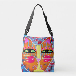 Bolsa Ajustável Miau! Abstrato Cat Face