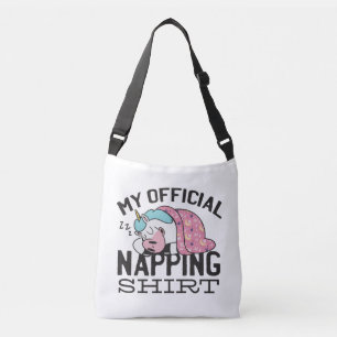 Bolsa Ajustável Minha camisa de dormir - Preguiçoso Unicórnio do