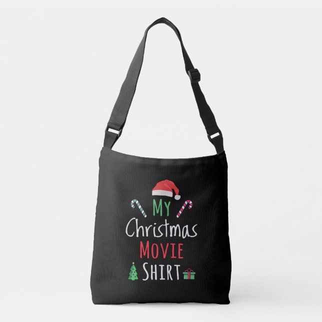 Bolsa Ajustável Minha Camisa de Filme de Natal (Frente)