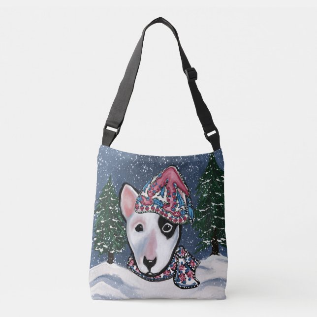 Bolsa Ajustável Miniatura Bull Terrier (Frente)