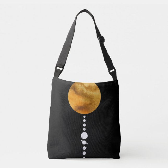 Bolsa Ajustável Minimal Solar System (Frente)