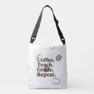 Bolsa Ajustável Mínimo de Poster de Coffee. Ensino. Grau