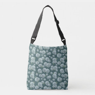 Bolsa Ajustável Mint Rosette Suculenta Repetir Impressão no Pine