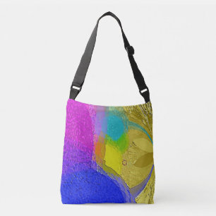 Bolsa Ajustável "Mistura de Textura Colorida" num saco de toalhas